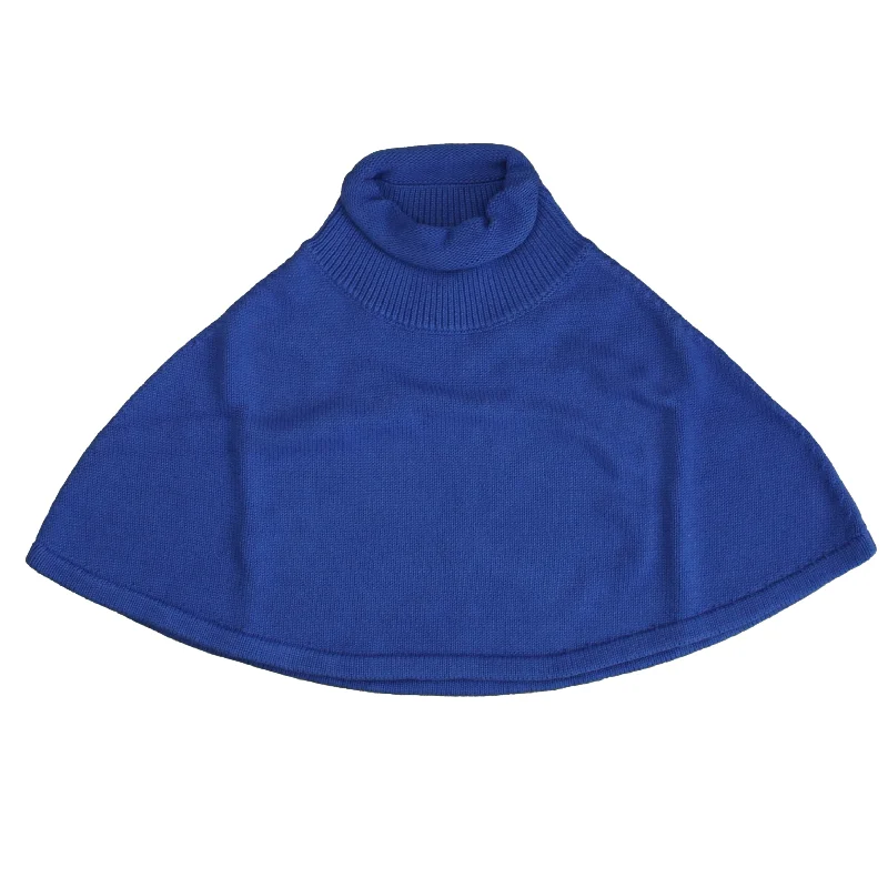 Elegant Men's Wool CoatsClassic Prep Girls Princess Blue Poncho