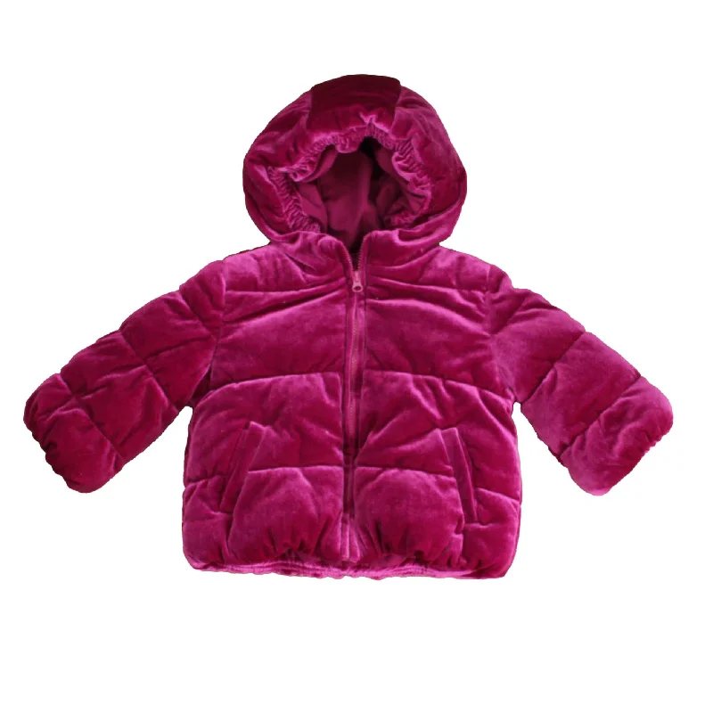 Men's Coats for Rainy WeatherGymboree Girls Magenta Velour Winter Coat