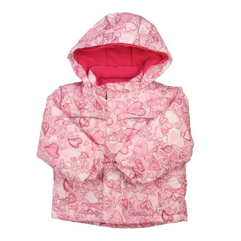 Men's Coats for Winter SportsIceburg Girls Pink Hearts Snow & Ski Coat