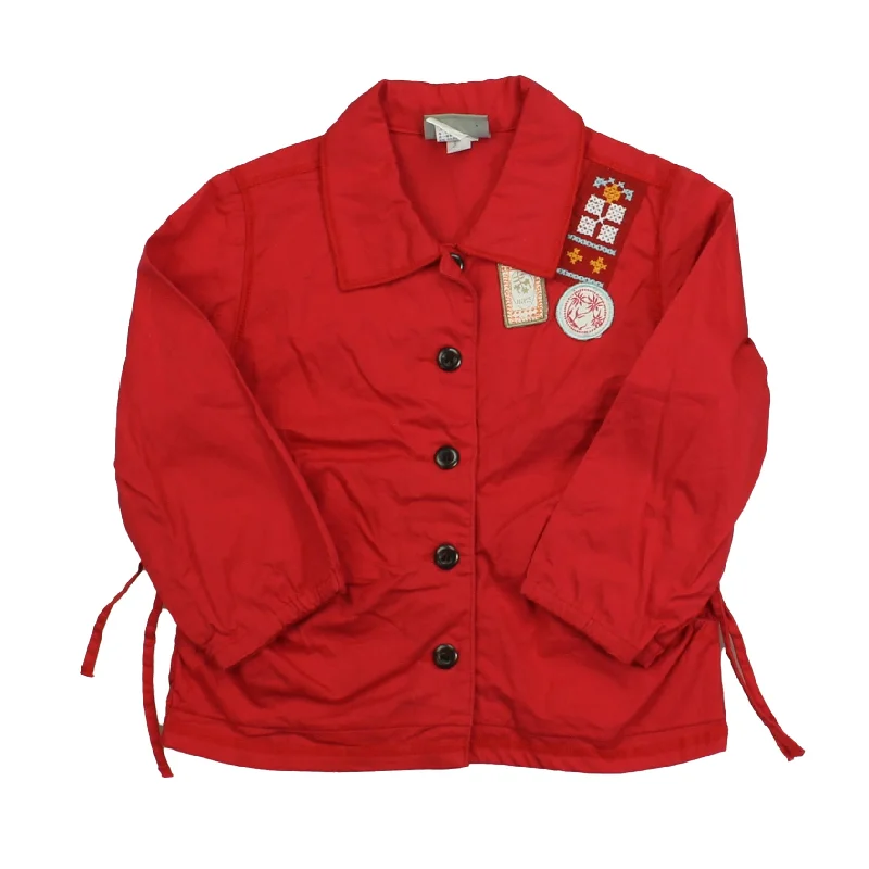 Men's Coats for WorkIKKS Girls Red Jacket