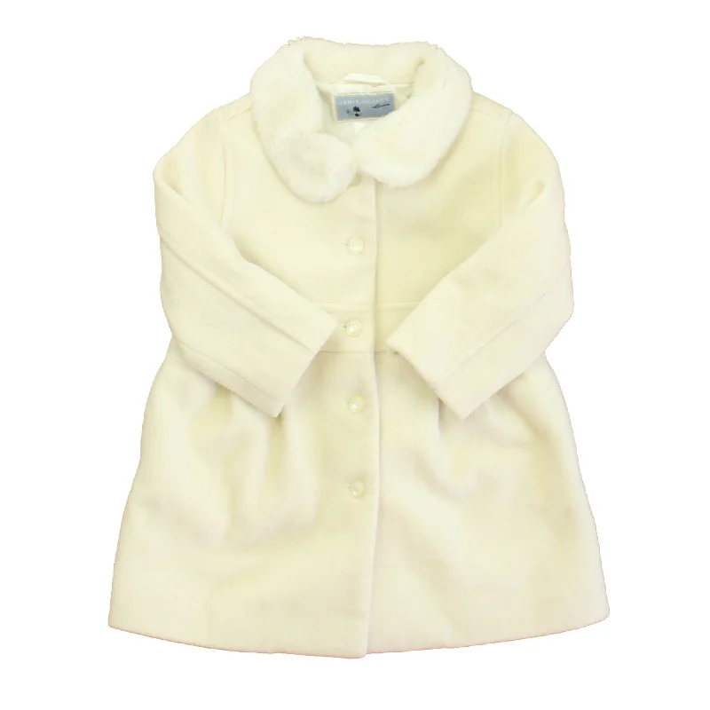 Men's Coats with Slim FitsJanie and Jack Girls Ivory Winter Coat