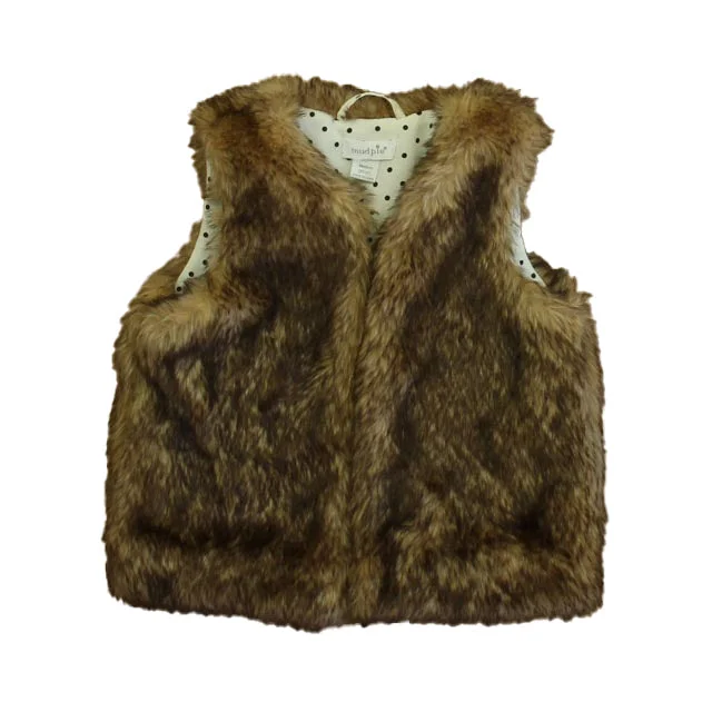 Men's Coats with Down InsulationMudpie Girls Brown Vest