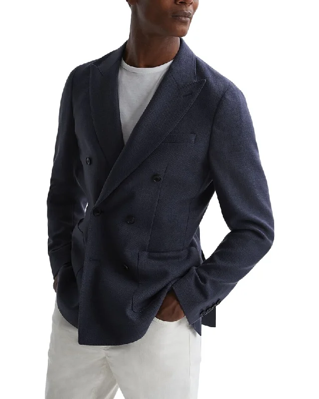 Men's Coats with Contrast StitchingReiss Admire Blazer