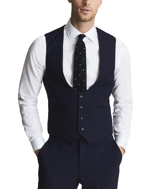 Men's Coats for WalkingReiss Bold Wool Waistcoat