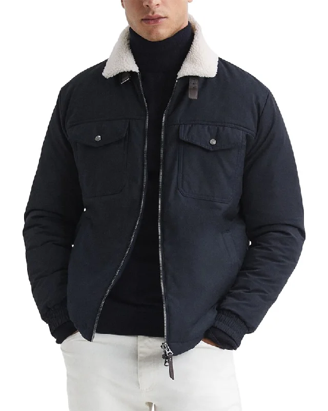 Fashionable Men's Denim JacketsReiss Harvey Coat