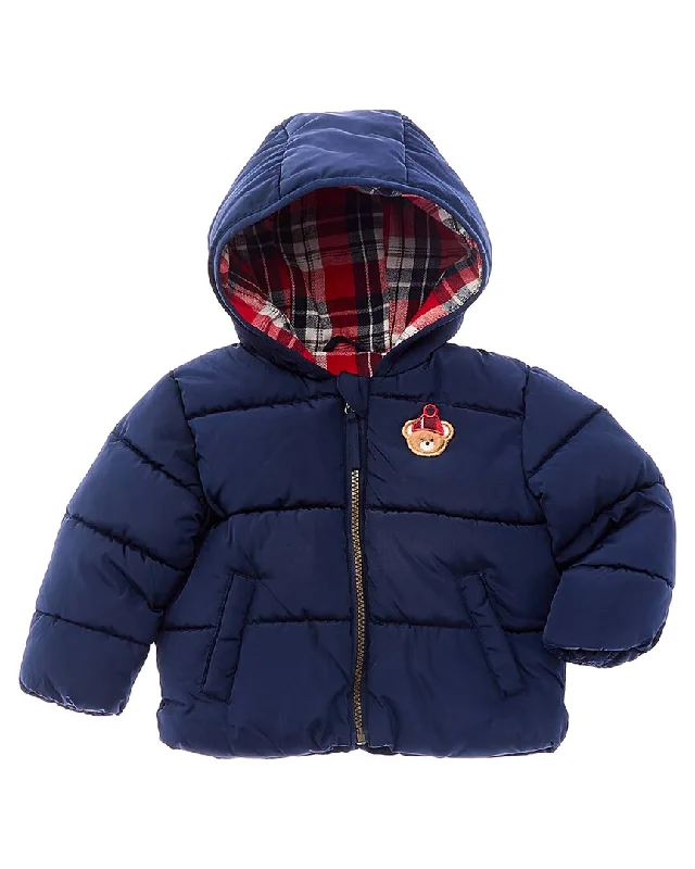 Men's Coats with HoodsRothschild Kids Plaid-Lined Puffer Jacket