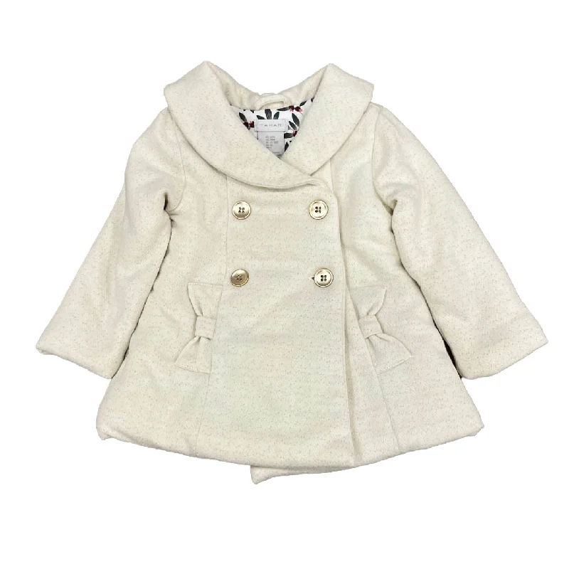 Men's Coats with Contrast StitchingTahari Girls Ivory | Gold Jacket