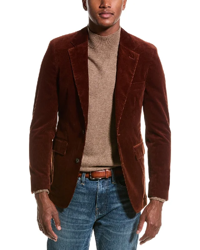 Men's Coats with Belted WaistsTodd Snyder Corduroy Suit Jacket