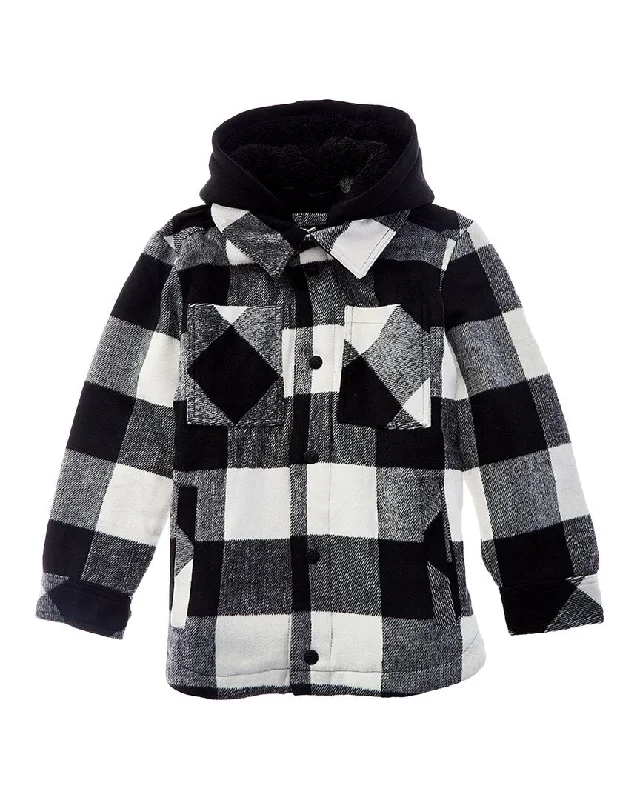 Men's Coats for City WearUrban Republic Buffalo Plaid Shirt Jacket